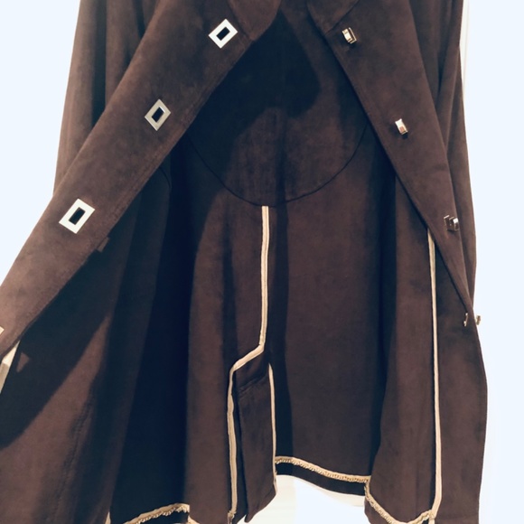 Ultra suede chocolate Jacket, XL - Picture 4 of 6